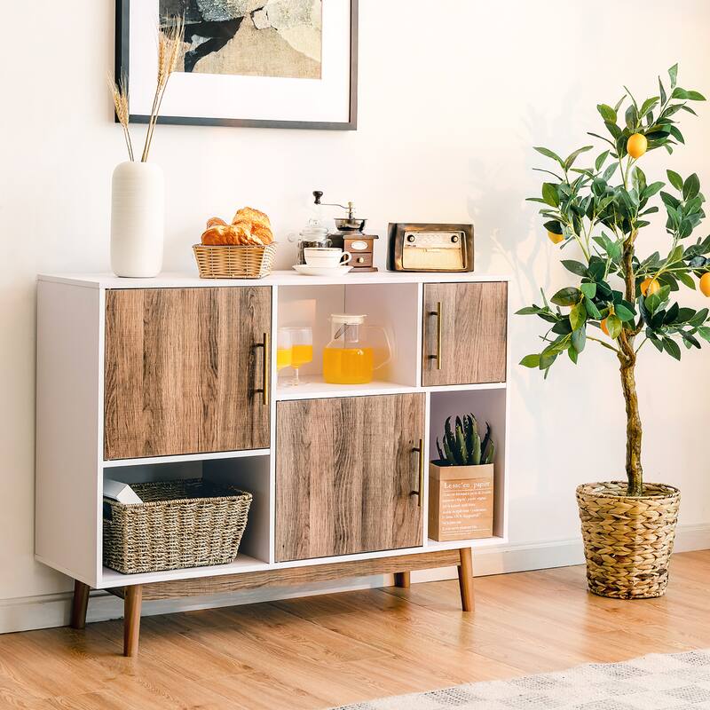 Sideboard Storage Cabinet Display Cabinet with Storage Compartments