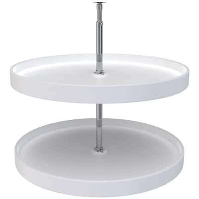 Rev-A-Shelf 6012 Series 28 Inch Full Circle 2 Shelf Lazy Susan