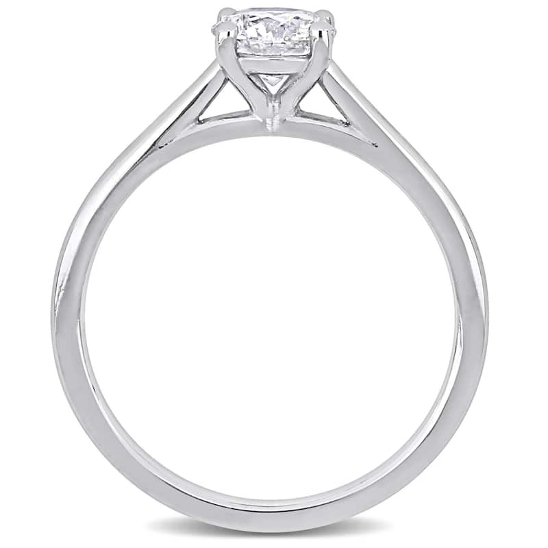 Miadora 3/4ct TDW Certified Diamond Solitaire Engagement Ring in Platinum (GIA)