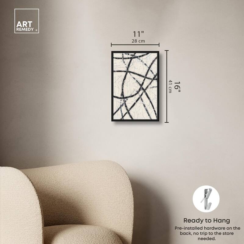 Intersecting Lines II Canvas by Art Remedy