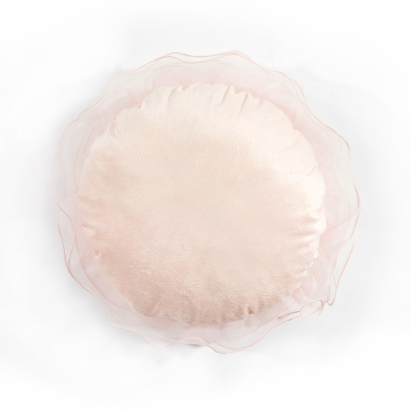 Lush Decor Ruffle Layer Flower Decorative Pillow