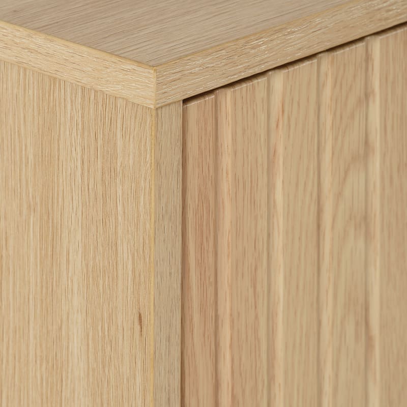 Alexander Fluted Sideboard Cabinet Buffet - 62"