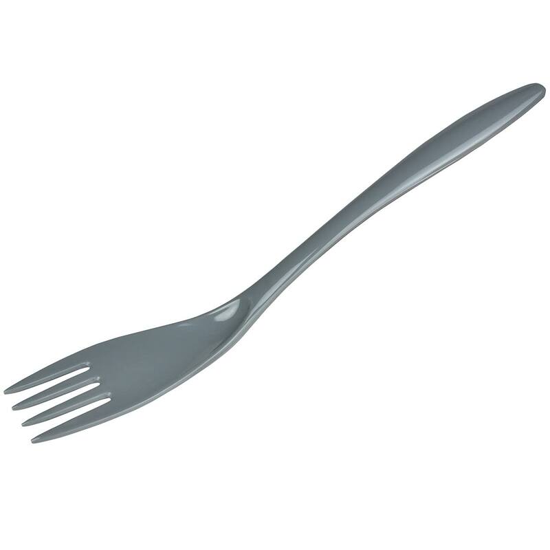 Hutzler 12.5-Inch Melamine Cooking / Serving Fork - Gray