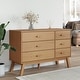 preview thumbnail 2 of 3, vidaXL Drawer Cabinet OLDEN Brown Solid Wood Pine
