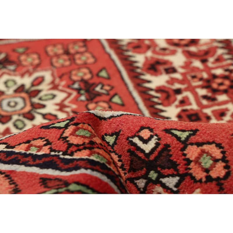 ECARPETGALLERY Hand-knotted Anadol Red Wool Rug - 3'3 x 4'11
