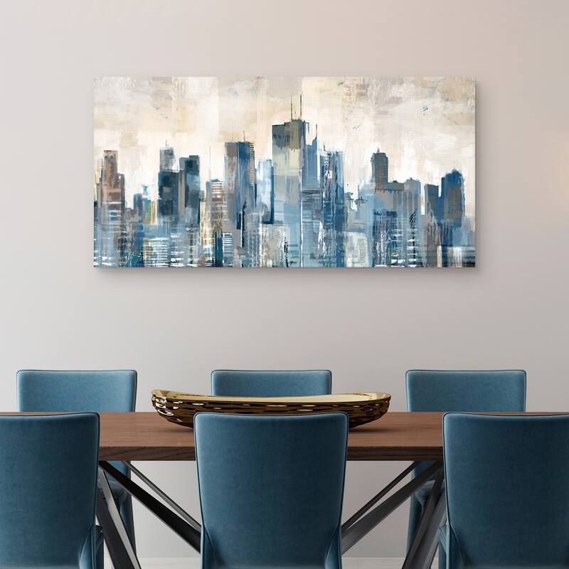 Urban Blues by Studio Arts Canvas Art Print