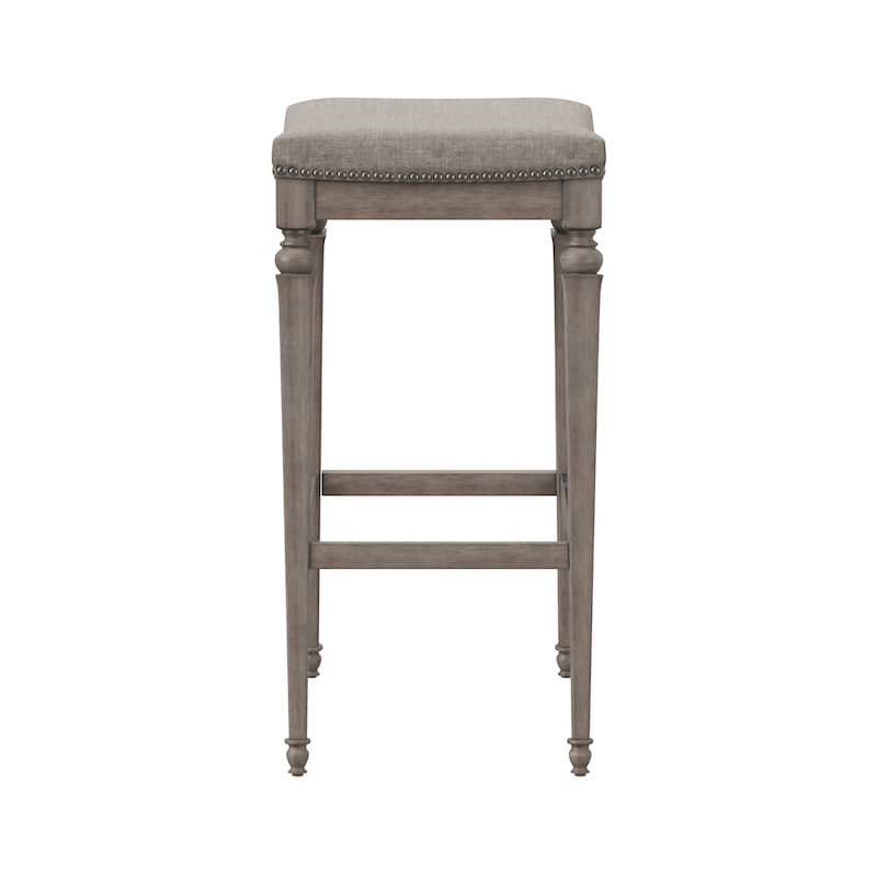 Hillsdale Furniture Vetrina Wood Backless Counter Height Stool - 21.5"W x 15.5"L x 27"H