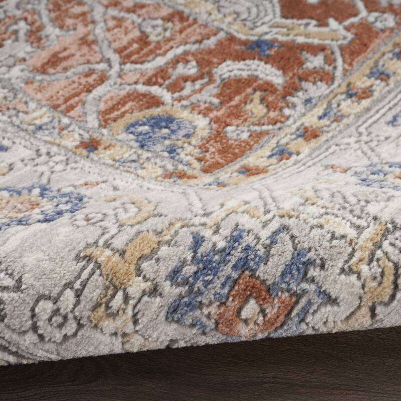 Nevak Power Loomed Area Rug By HomeRoots - 118' X '94' X '0.5