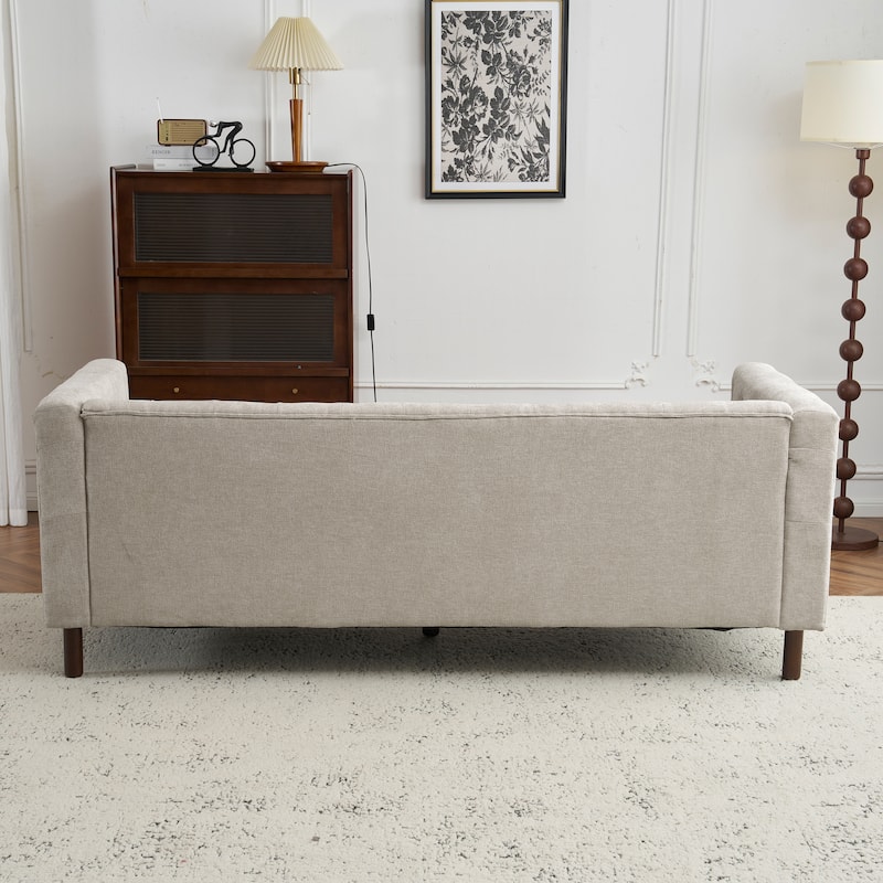 Christopher Knight Home- Modern Upholstered 3-Seater Tufted Sofa Couch for Living Room