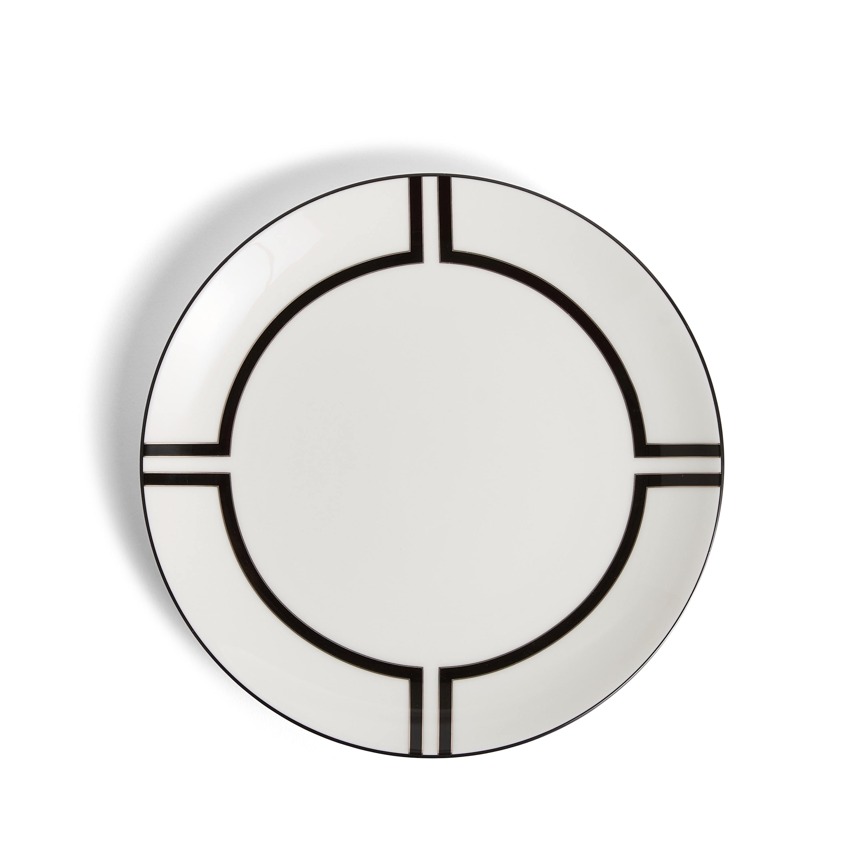 Vera Wang Wedgwood Luxe Graphite 8.1in Plate
