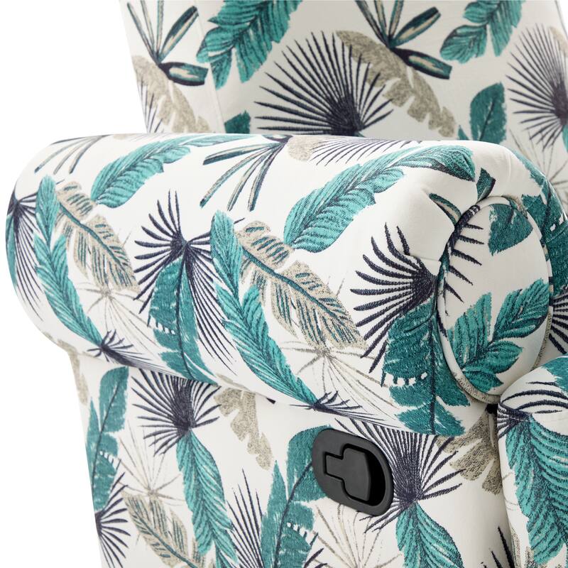 Manual Recliner Sofa Swivel Recliner Rocker Chair with Adjustable Backrest for Living Room, Bedroom, or Nursery