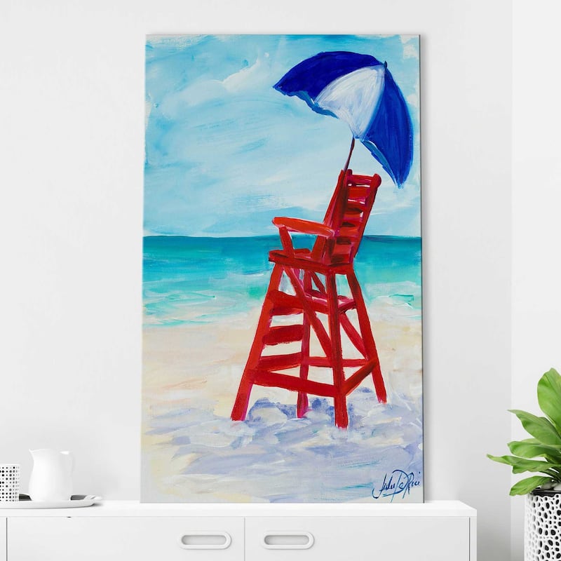 "Lifeguard Post I" Print on Canvas