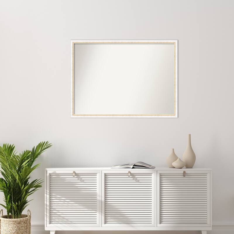 Morgan Non-Beveled Wood Framed Wall Mirror