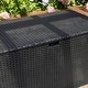 preview thumbnail 54 of 73, Glitzhome 140 Gallon Outdoor Patio Oversize Storage Bench Wicker Table Deck Box