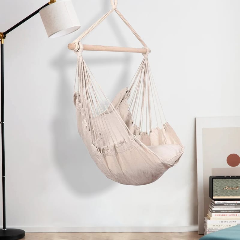 Topcraft Hammocks Hanging Rope Hammock Chair Swing Seat Bed Bath