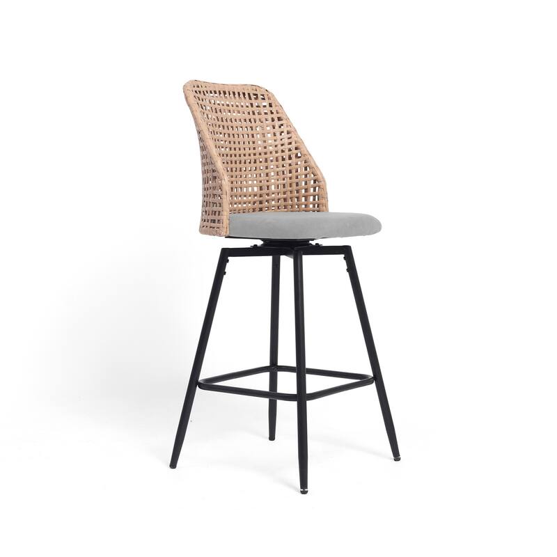 28.7"H Swivel Bar Stools/ Counter Stools with Metal Legs