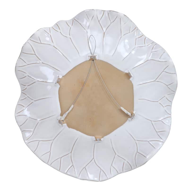 Uttermost Abella Abstract Flower Ceramic Wall Art - Set of 3