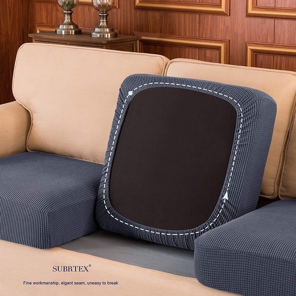 Subrtex 3 Piece Stretch Separate Sofa Cushion Cover Elastic Slipcover On Sale Bed Bath Beyond 32604889