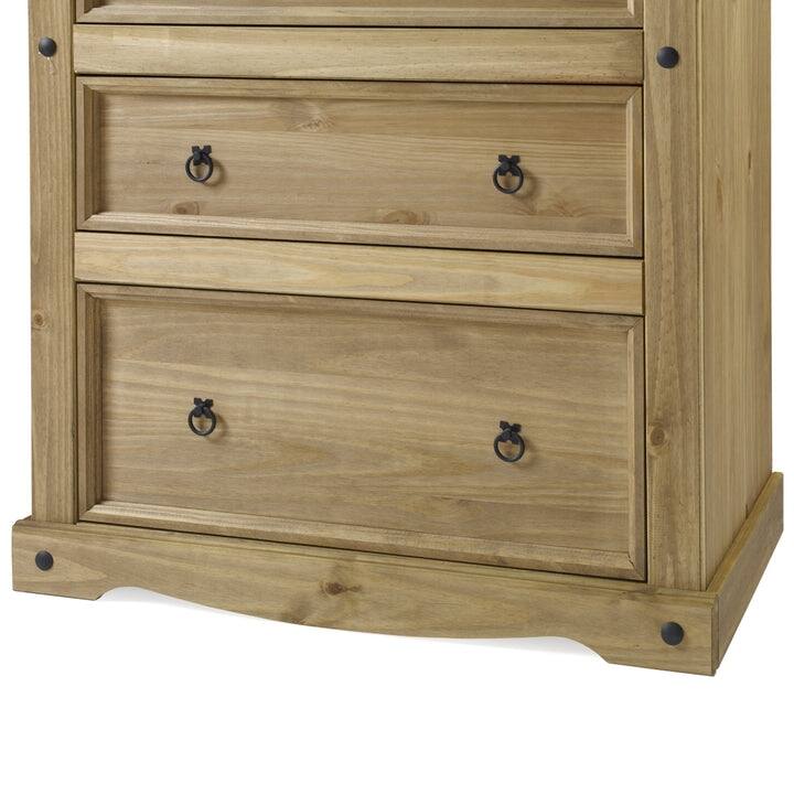 Wood Dresser 4 Drawers Chest Corona | Furniture Dash