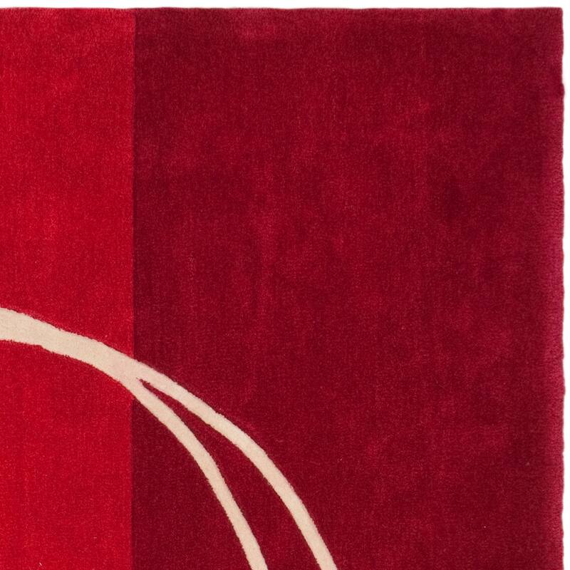 SAFAVIEH Handmade Rodeo Drive Pramila Mid-Century Modern Abstract Wool Rug