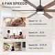 preview thumbnail 187 of 193, 42/48/52/56/60/65-IN LED Ceiling Fan with Light Kit and Remote(5/6/7/8-Blade)