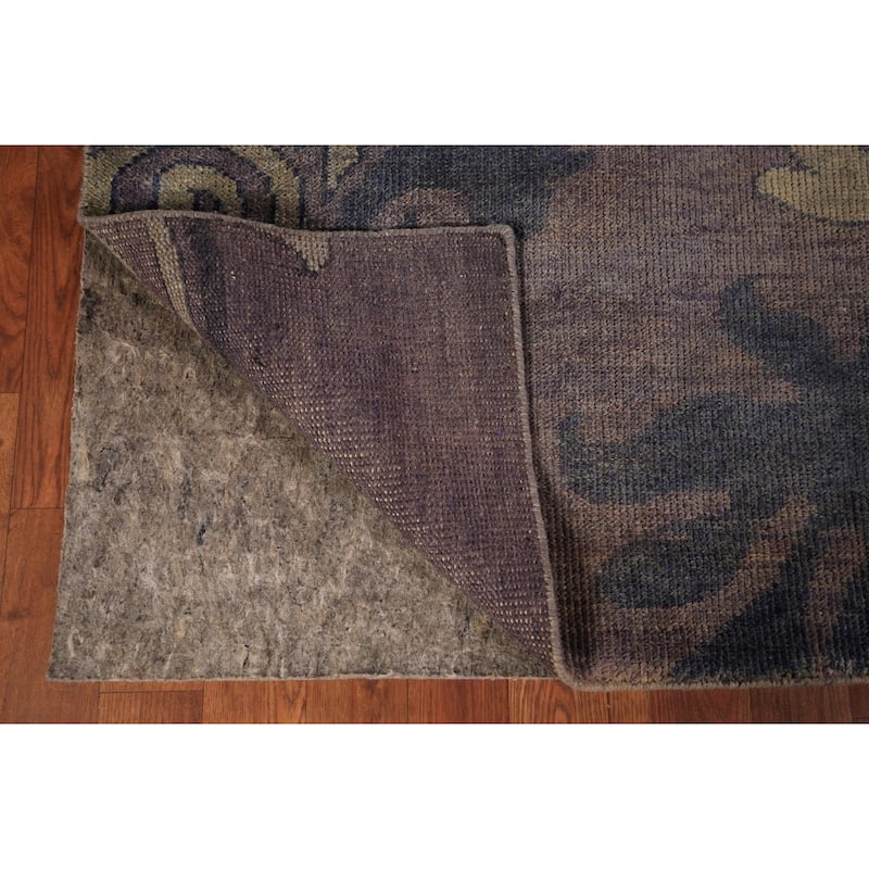 Abstract Oriental Area Rug Handmade Wool Carpet - 5'0" x 7'10"