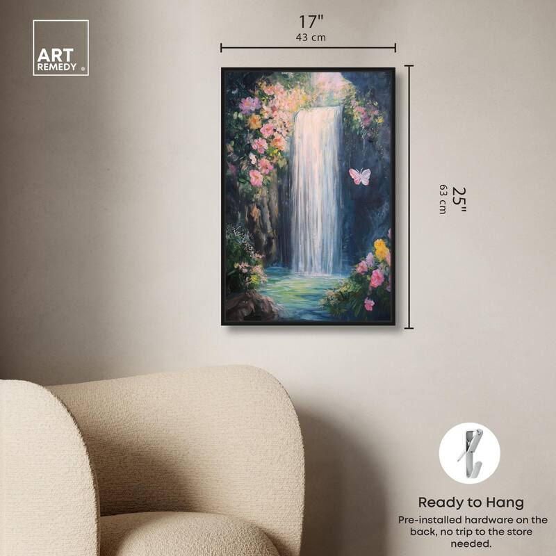 Hidden Falls I Canvas by Art Remedy