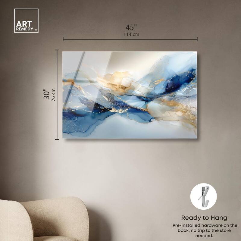 Postmodern Flow I Acrylic by Art Remedy, Ready to Hang