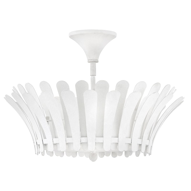 Hinkley Lighting 47693 Reina 3 Light 20" Wide Semi-Flush Ceiling
