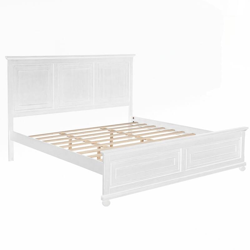 Pinewood Bed with Strengthened Bed Frame