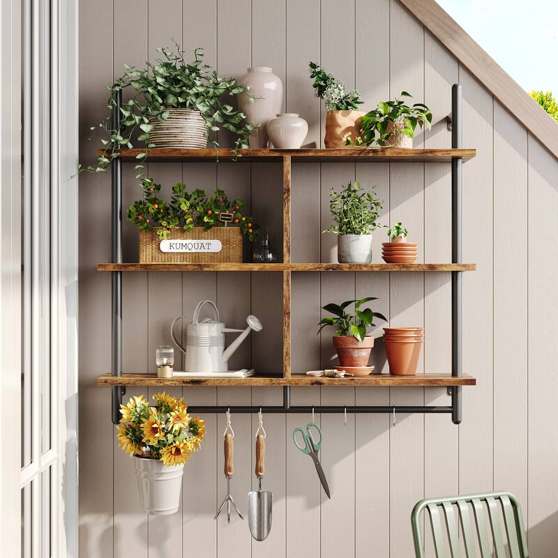 41 inch Wall Shelves 3-tiers Floating Shelf - 41 inch