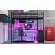 preview thumbnail 6 of 28, Full Size Loft Bed with Desk, LED Shelves, and Storage - Metal Frame with Guardrails and Ladder, Space-Saving Design for Teens
