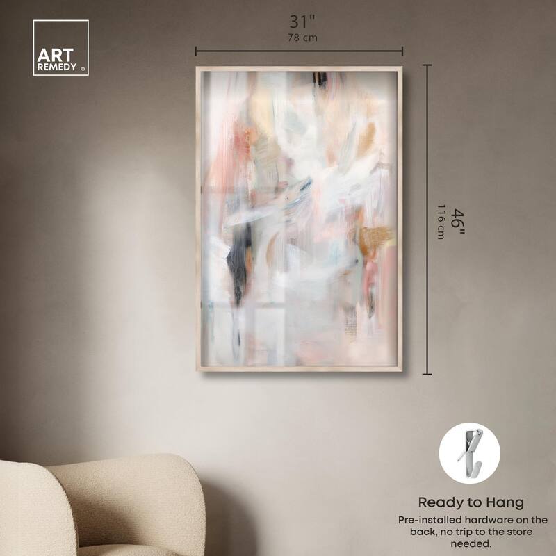 Drifting Colors II Shadowbox by Art Remedy