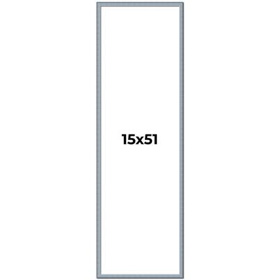 15x51 Frame Rustic Sky Blue Solid Wood Picture Frame | 0.75 Inch