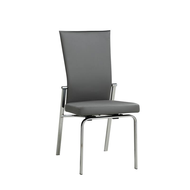 Somette Monique Motion Back Side Chair, Set of 2 - Grey