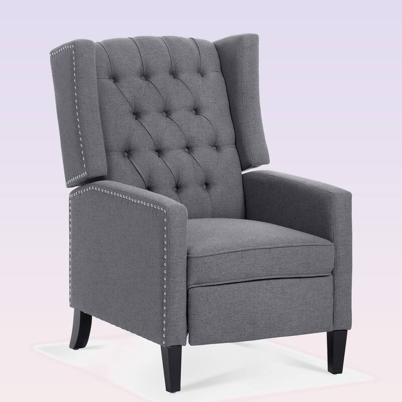 Modern Manual Wing Chair Recliner For Living Room
