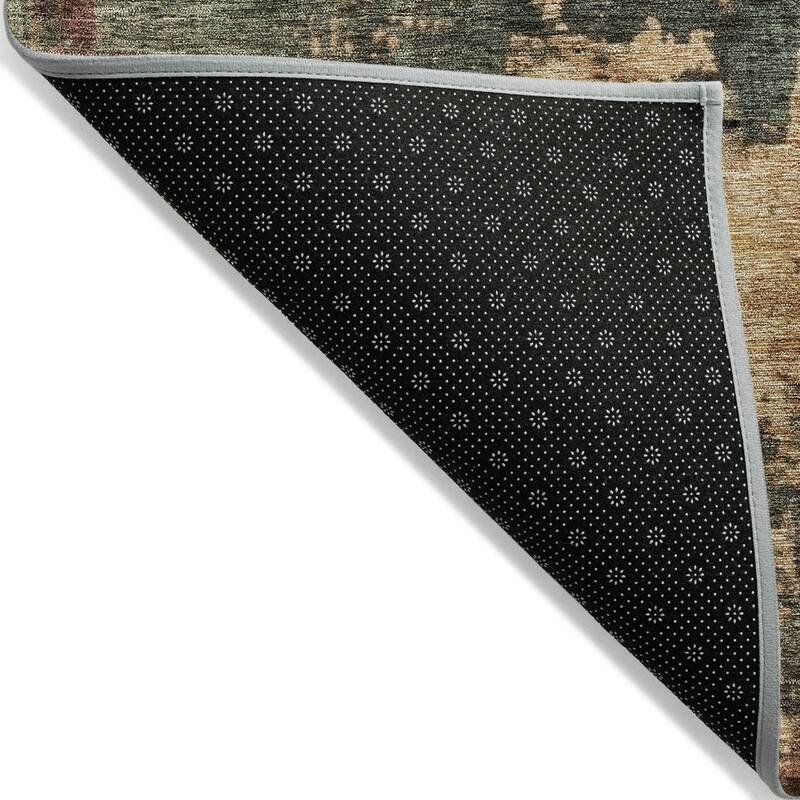 HomeRoots Abstract Transitional Rectangle Outdoor Rug