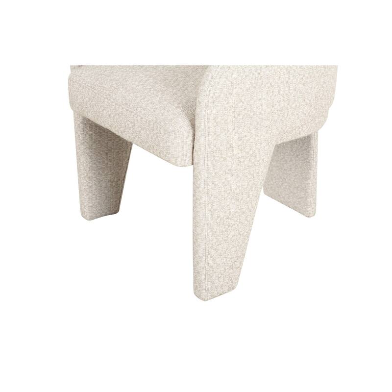 Modrest Cando Modern Beige Fabric Dining Chair