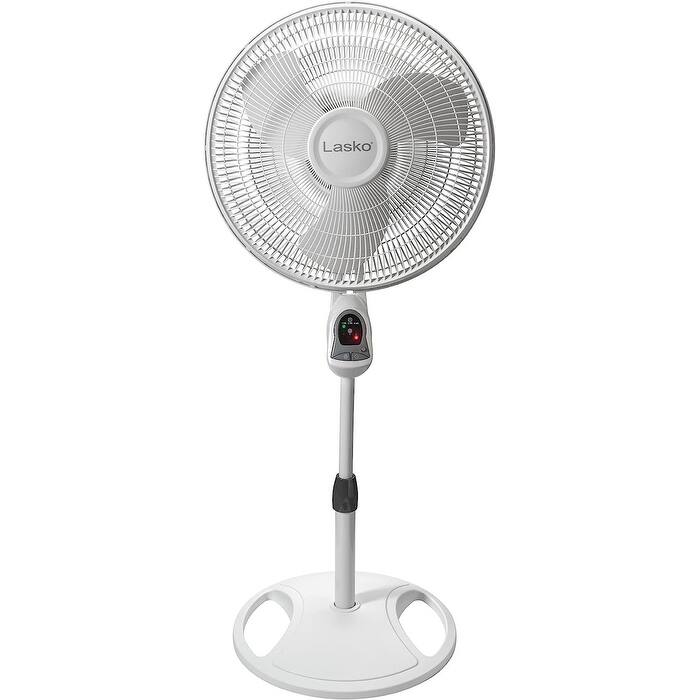Lasko 1646 16-inch Oscillating Stand Fan with Remote