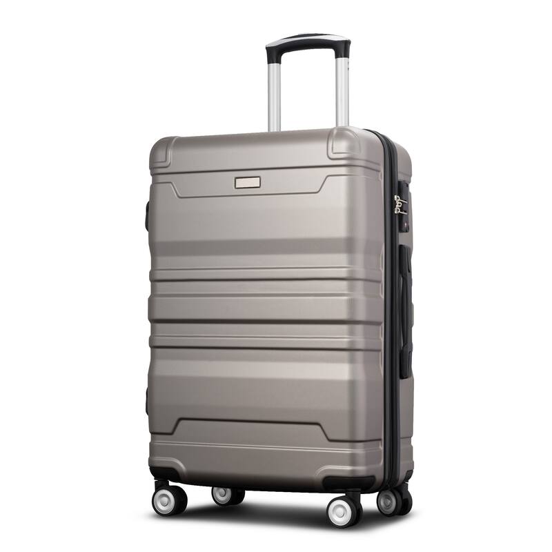 3 Pcs Luggage Set, Expandable ABS Hardshell Suitcases Spinner Wheels with TSA Lock 20''24''28''