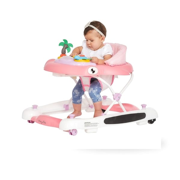 slide 2 of 27, Dream On Me Aloha Fun 2-in-1 Baby Walker Pink