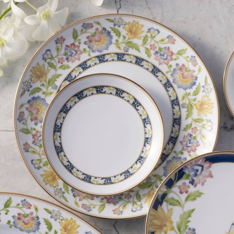 Tusker Garden Set Of 4 Dinner Plates, 10.50"