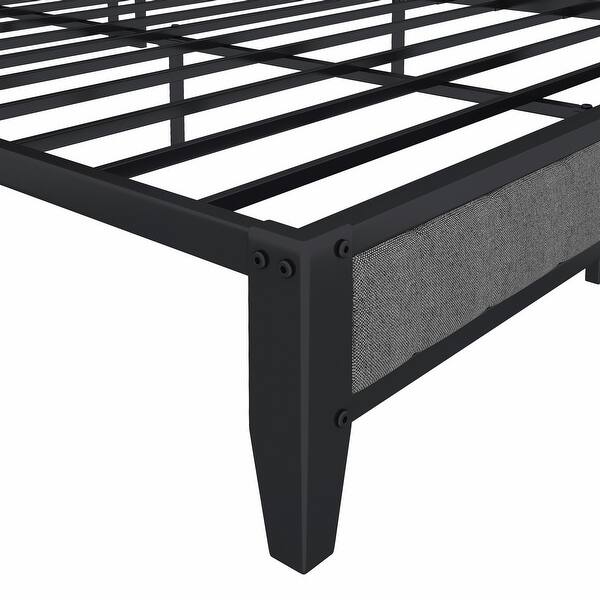 slide 2 of 18, Versatile Metal Platform Bed with Advanced Charging Feature and Stylish Headboard