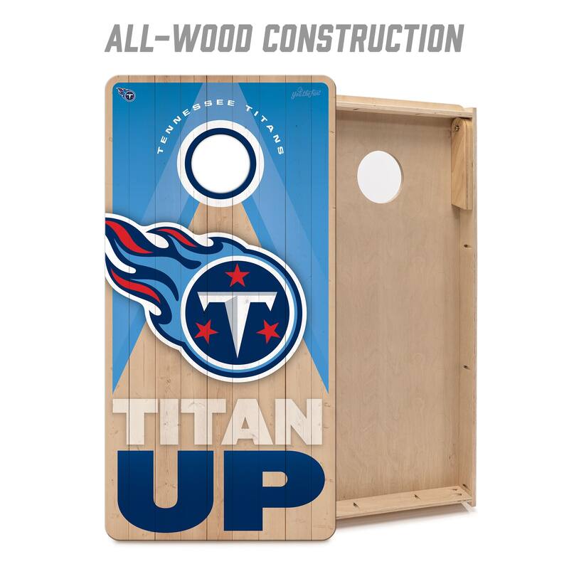 Tennessee Titans NFL 2x4 Professional Cornhole Board Set