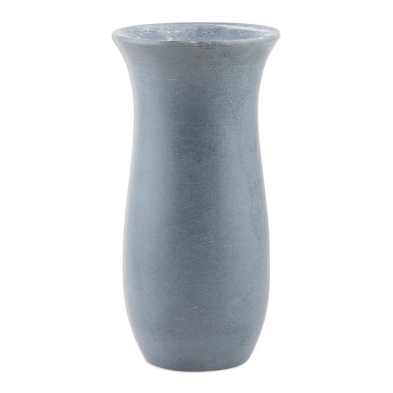NOVICA Artisan Handblown Soapstone Decanter Bar Equipment Liquor Dispenser 'Grey Fantasy'