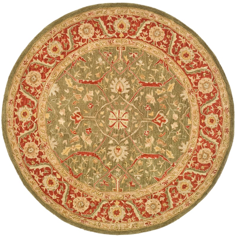 SAFAVIEH Handmade Anatolia Rejeanne Traditional Oriental Hand-spun Wool Rug