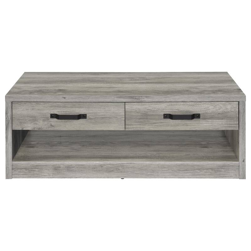 Felix Coffee And End Table Set Grey Driftwood