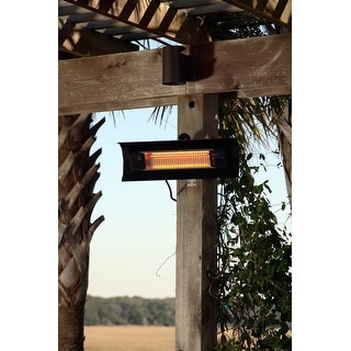 Shop Fire Sense 60460 Mojave Sun Black Steel Wall Mounted Infrared
