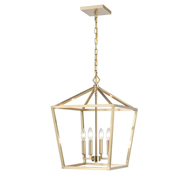 Millennium Lighting 4 Light Metal Pendant Light in Multiple Finishes