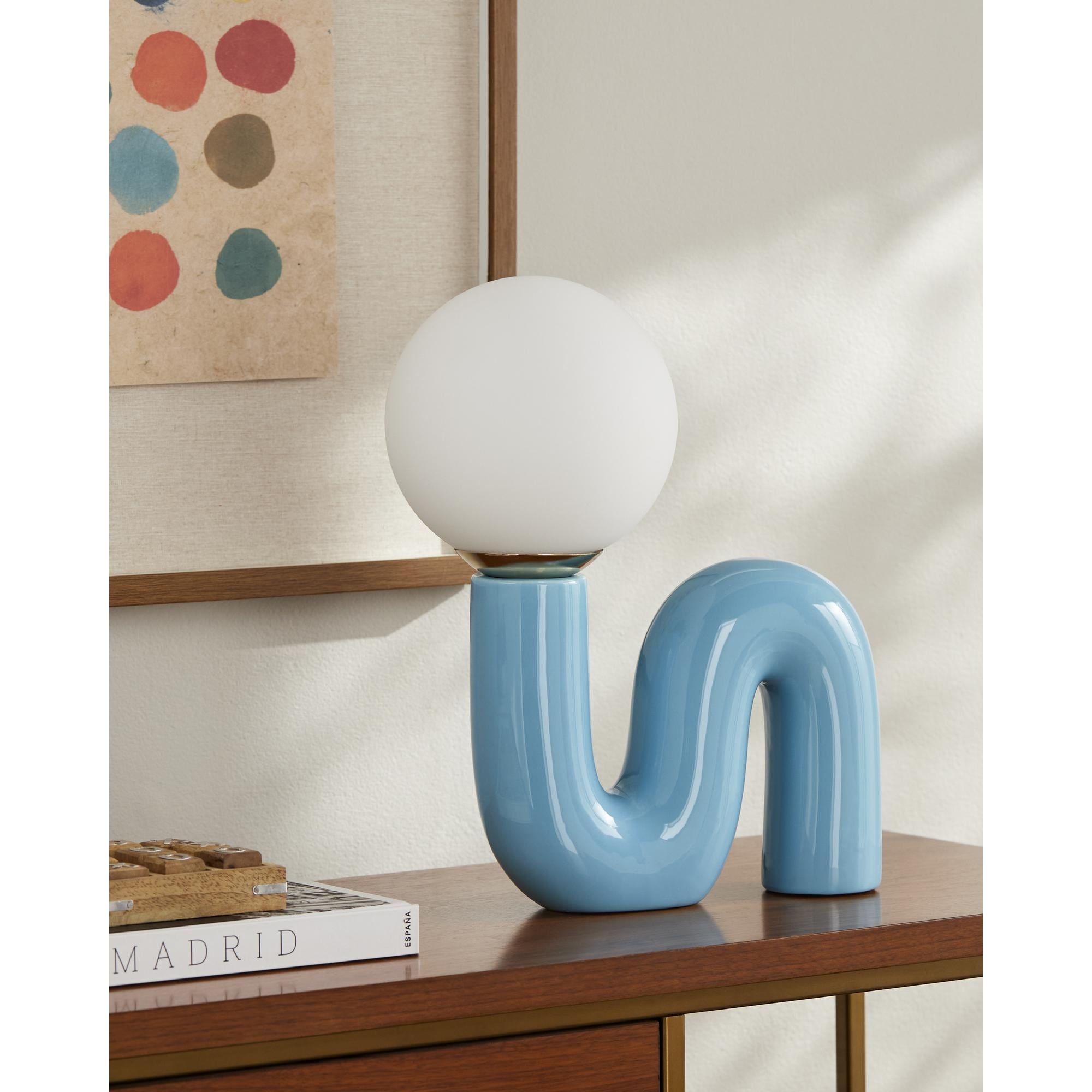 Livabliss Oyri Modern & Contemporary Accent Table Lamp - 15"H x 10"W x 7"D